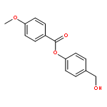 Benzoic acid, 4-methoxy-, 4-(hydroxymethyl)phenyl ester