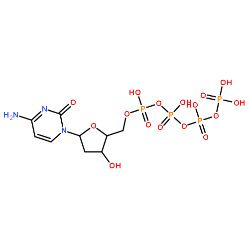 Cytidine 5'-(pentahydrogen tetraphosphate), 2'-deoxy-