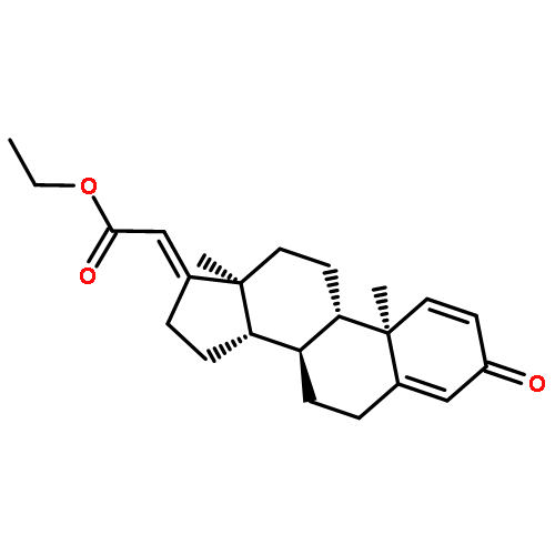 Pregna-1,4,17(20)-trien-21-oic acid, 3-oxo-, ethyl ester