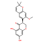 [3,6'-Bi-2H-1-benzopyran]-4(3H)-one,7,8'-dihydroxy-5-methoxy-2',2'-dimethyl-, (3S)-