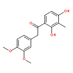 Ethanone, 1-(2,4-dihydroxy-3-methylphenyl)-2-(3,4-dimethoxyphenyl)-