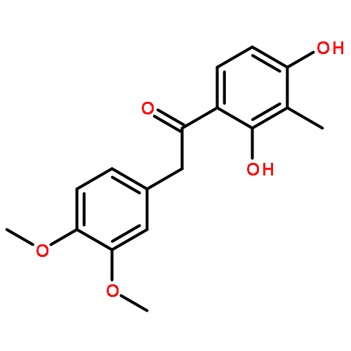 Ethanone, 1-(2,4-dihydroxy-3-methylphenyl)-2-(3,4-dimethoxyphenyl)-