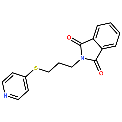 1H-Isoindole-1,3(2H)-dione, 2-[3-(4-pyridinylthio)propyl]-