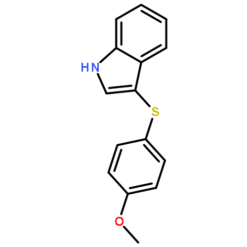 1H-Indole, 3-[(4-methoxyphenyl)thio]-