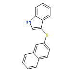 1H-Indole, 3-(2-naphthalenylthio)-