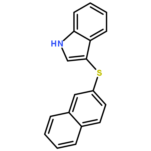 1H-Indole, 3-(2-naphthalenylthio)-