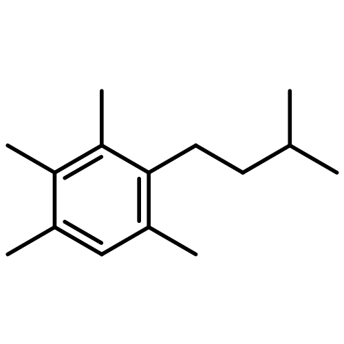 Benzene, 1,2,3,5-tetramethyl-4-(3-methylbutyl)-