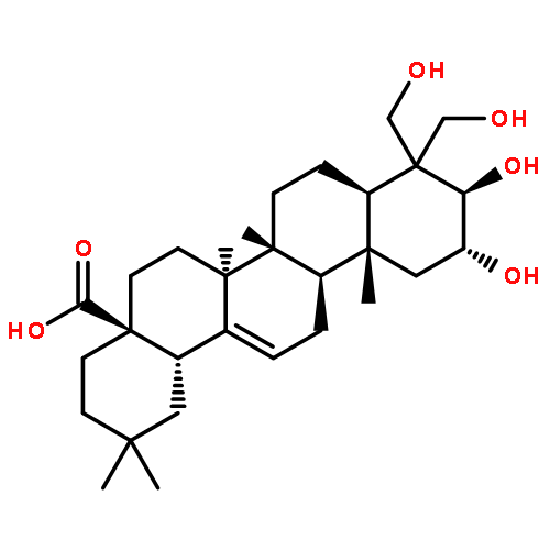 Olean-12-en-28-oicacid, 2,3,23,24-tetrahydroxy-, (2a,3b)-