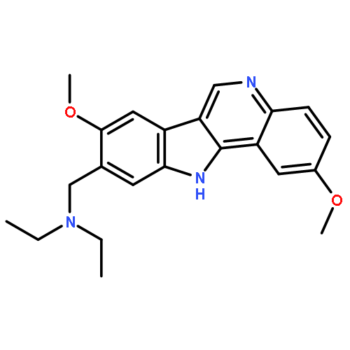 11H-INDOLO[3,2-C]QUINOLINE-9-METHANAMINE, N,N-DIETHYL-2,8-DIMETHOXY-