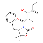 (S)-4-benzyl-3-((2S,3S)-3-hydroxy-2-methyl-4-methylenehexanoyl)-5,5-dimethyloxazolidin-2-one