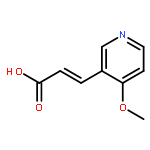 2-Propenoic acid, 3-(4-methoxy-3-pyridinyl)-, (E)-