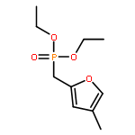 Phosphonic acid, [(4-methyl-2-furanyl)methyl]-, diethyl ester