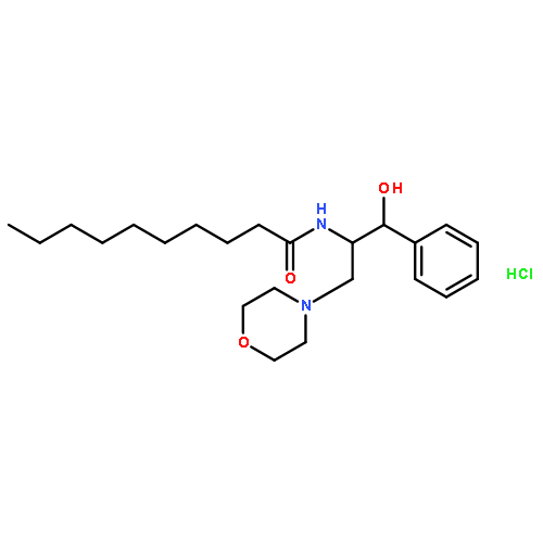 D,L-THREO-1-PHENYL-2-DECANOYLAMINO-3-MORPHOLINO-1-PROPANOL HCL