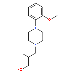 1,2-Propanediol, 3-[4-(2-methoxyphenyl)-1-piperazinyl]-, (±)-