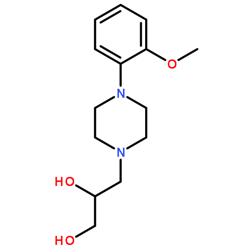 1,2-Propanediol, 3-[4-(2-methoxyphenyl)-1-piperazinyl]-, (±)-