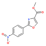 4-?Oxazolecarboxylic acid, 2-?(4-?nitrophenyl)?-?, methyl ester