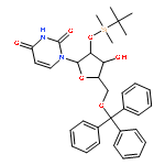 2’-O-(tert-Butyldimethylsilyl)-5’-O-trityluridine