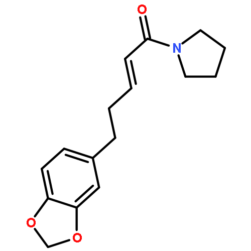 1-[1-oxo-5-(3,4-methylenedioxyphenyl)-2E-pentenyl]-pyrrolidine