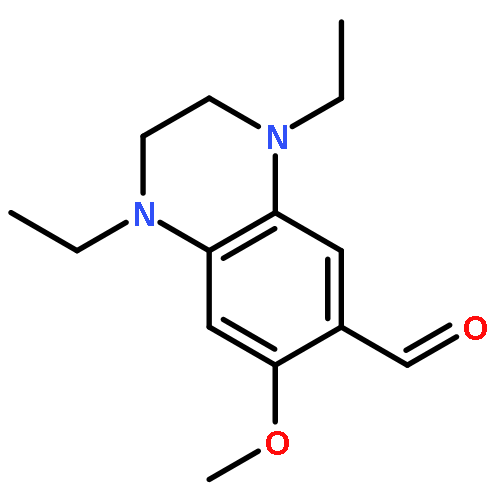 1,4-diethyl-1,2,3,4-tetrahydro-7-methoxy-6-Quinoxalinecarboxaldehyde