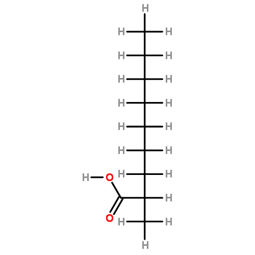 (+-)-Methyl-heptyl-essigsaeure