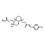 ((1S,4aS,5R,6R,8aR)-6-hydroxy-1,4a,6-trimethyl-5-(3-methylenepent-4-en-1-yl)decahydronaphthalen-1-yl)methyl (E)-3-(4-hydroxyphenyl)acrylate