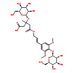 b-D-Glucopyranoside,4-[(1E)-3-[(3S)-4-carboxy-3-(b-D-glucopyranosyloxy)-3-methyl-1-oxobutoxy]-1-propen-1-yl]-2,6-dimethoxyphenyl