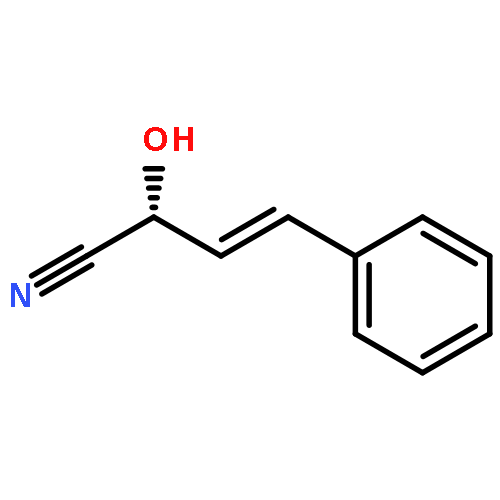 3-Butenenitrile, 2-hydroxy-4-phenyl-, (2R,3E)-