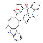 5H-Azeto[1,2-a]indolo[3''',2''':4'',5'']azocino[1'',2'':4',5']pyrazino[1',2':1,5]pyrrolo[2,3-b]indole-10,20(6H,10aH)-dione,11,11a,17,18-tetrahydro-10a,11a-dihydroxy-11-methoxy-6,6,17,17,18-pentamethyl-,(10aS,11S,11aR,18R,18aS)-