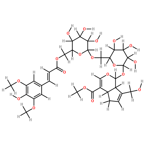 6''-O-trans-sinapoyl-(genipin gentiobioside)