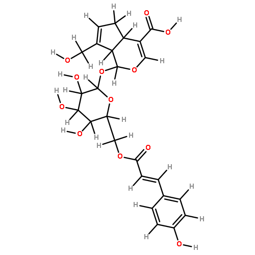 6'-O-trans-p-coumaroylgeniposidic acid