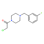 2-Chloro-1-(4-(3-fluorobenzyl)piperazin-1-yl)ethan-1-one