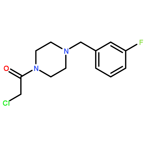 2-Chloro-1-(4-(3-fluorobenzyl)piperazin-1-yl)ethan-1-one