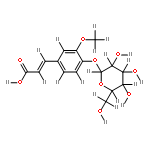 (E)-ferulic acid 4-O-beta-D-glucoside