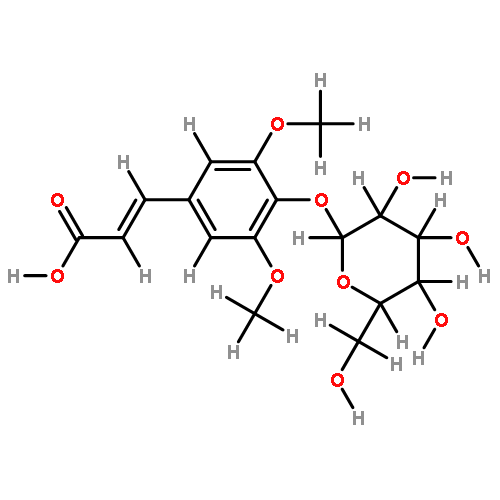 (E)-sinapate 4-O-beta-glucopyranoside