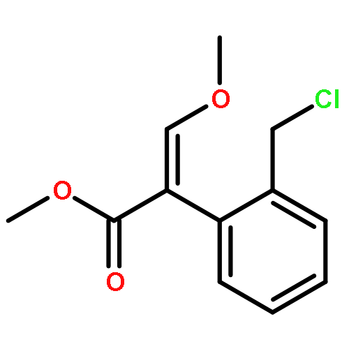 Methyl (e)-3-methoxy-2-(2-chloromethylphenyl)-2-propenoate