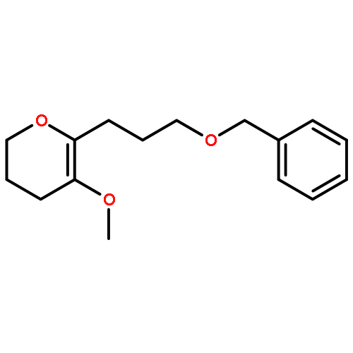 2H-Pyran, 3,4-dihydro-5-methoxy-6-[3-(phenylmethoxy)propyl]-