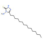 3H-1,2,4-Triazole-3-thione, 4-amino-2,4-dihydro-5-pentadecyl-