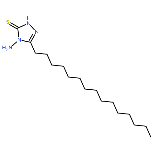 3H-1,2,4-Triazole-3-thione, 4-amino-2,4-dihydro-5-pentadecyl-