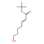 2-Heptenoic acid, 7-hydroxy-, 1,1-dimethylethyl ester, (2E)-