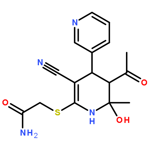 2-[(5'-acetyl-3'-cyano-6'-hydroxy-6'-methyl-1',4',5',6'-tetrahydro-3,4'-bipyridin-2'-yl)sulfanyl]acetamide