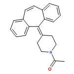 Piperidine, 1-acetyl-4-(5H-dibenzo[a,d]cyclohepten-5-ylidene)-