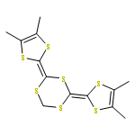 1,3,5-Trithiane, 2,4-bis(4,5-dimethyl-1,3-dithiol-2-ylidene)-