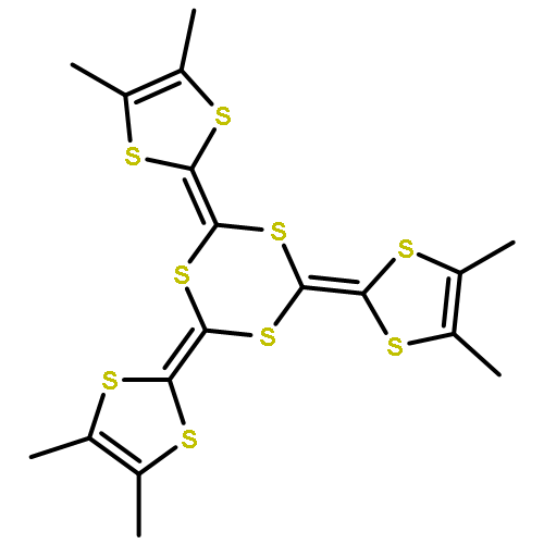 1,3,5-TRITHIANE, 2,4,6-TRIS(4,5-DIMETHYL-1,3-DITHIOL-2-YLIDENE)-