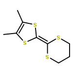 1,3-Dithiane, 2-(4,5-dimethyl-1,3-dithiol-2-ylidene)-