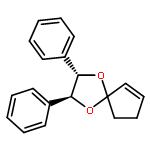 1,4-Dioxaspiro[4.4]non-6-ene, 2,3-diphenyl-, (2S,3S)-