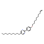 Pyrimidine, 2-[4-(9-decenyloxy)phenyl]-5-decyl-