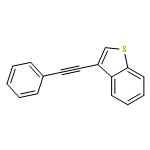 Benzo[b]thiophene, 3-(phenylethynyl)-