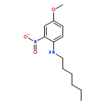 Benzenamine, N-hexyl-4-methoxy-2-nitro-