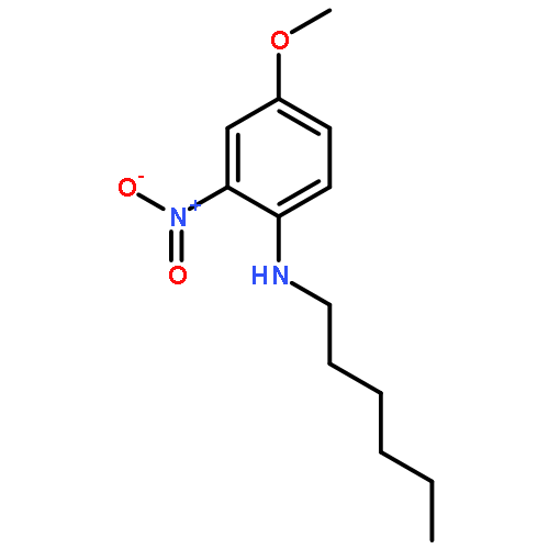 Benzenamine, N-hexyl-4-methoxy-2-nitro-