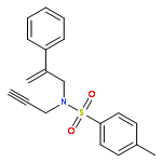 Benzenesulfonamide, 4-methyl-N-(2-phenyl-2-propenyl)-N-2-propynyl-